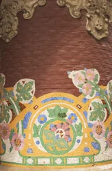 Mosaikdetail, 1908